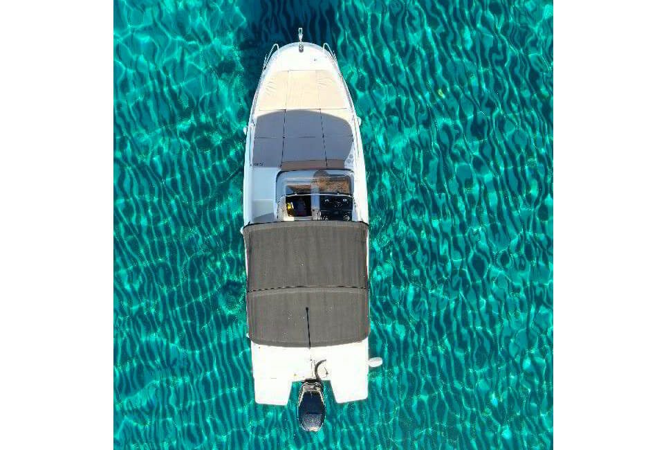 Barca a motore di lusso da 24,8 piedi 