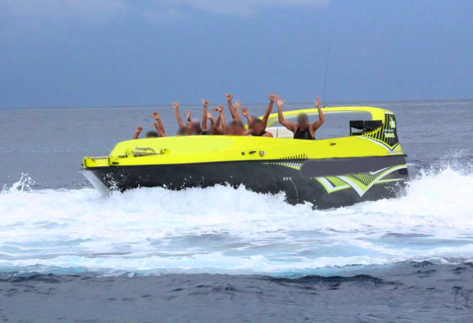 Barcă cu reacție de lux de 30 ft 