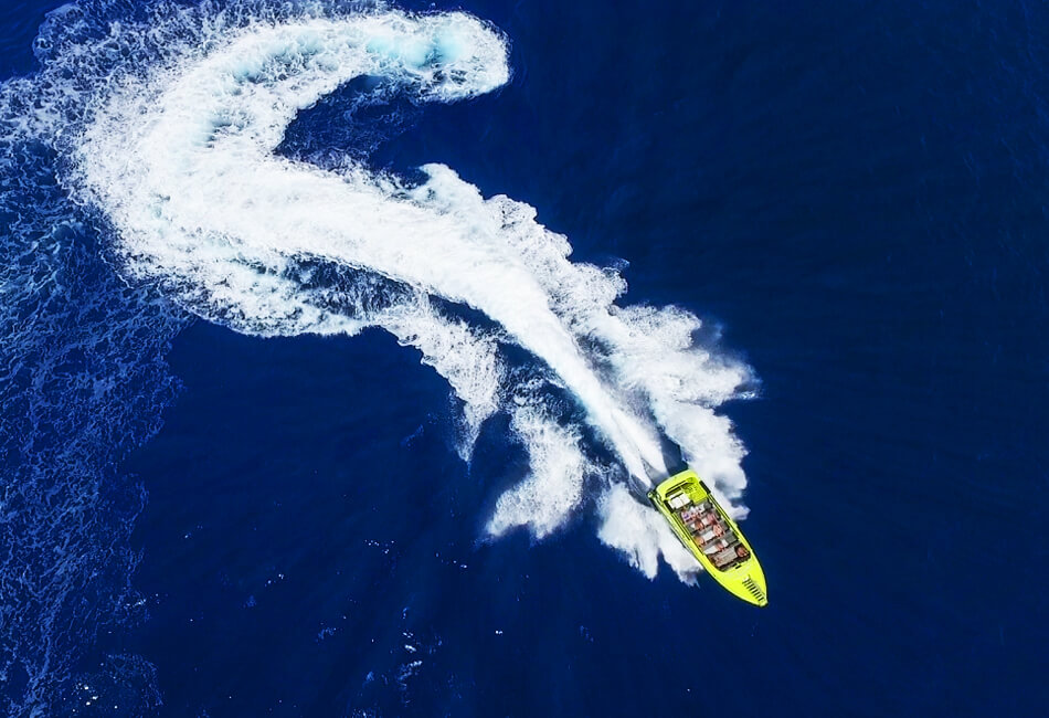 Barcă cu reacție de lux de 30 ft 