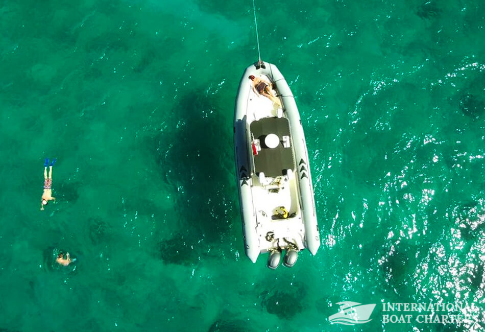 Barco inflável de casco rígido de 30 pés 