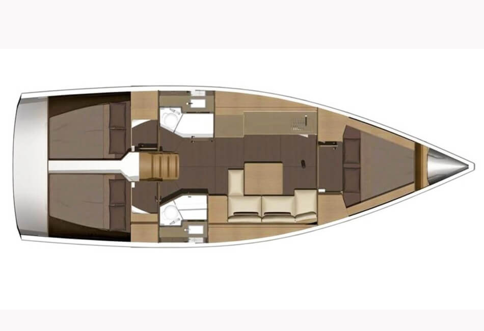 37 Ft Dufour 382GL Sailboat PCN-2019