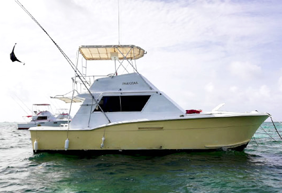 Barco de pesca e mergulho Hattera 38,2 pés 