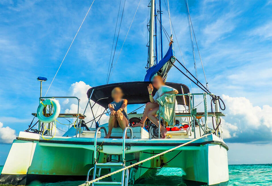 38 fot segling Katamaran