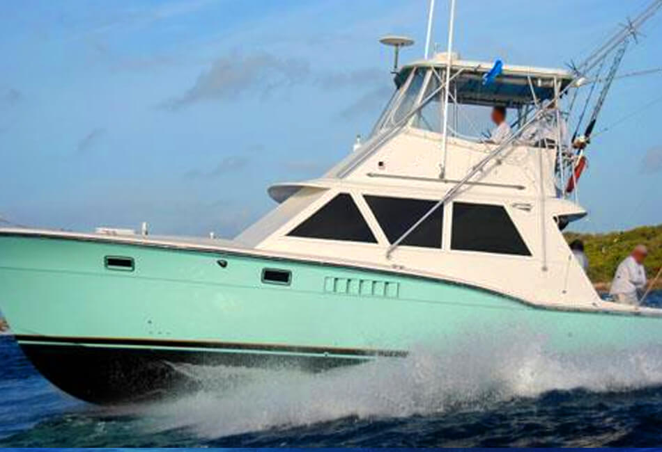 40 FT HATTERAS Pêche Sportive Yacht à moteur à double cabine