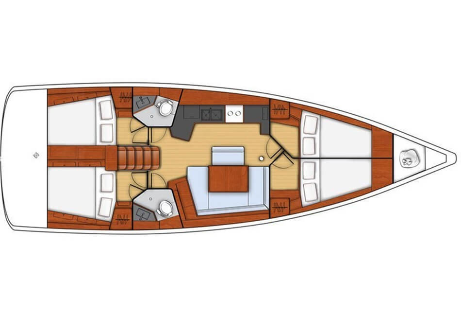 45,4 piedi Beneteau Oceanis 45 GT-2015