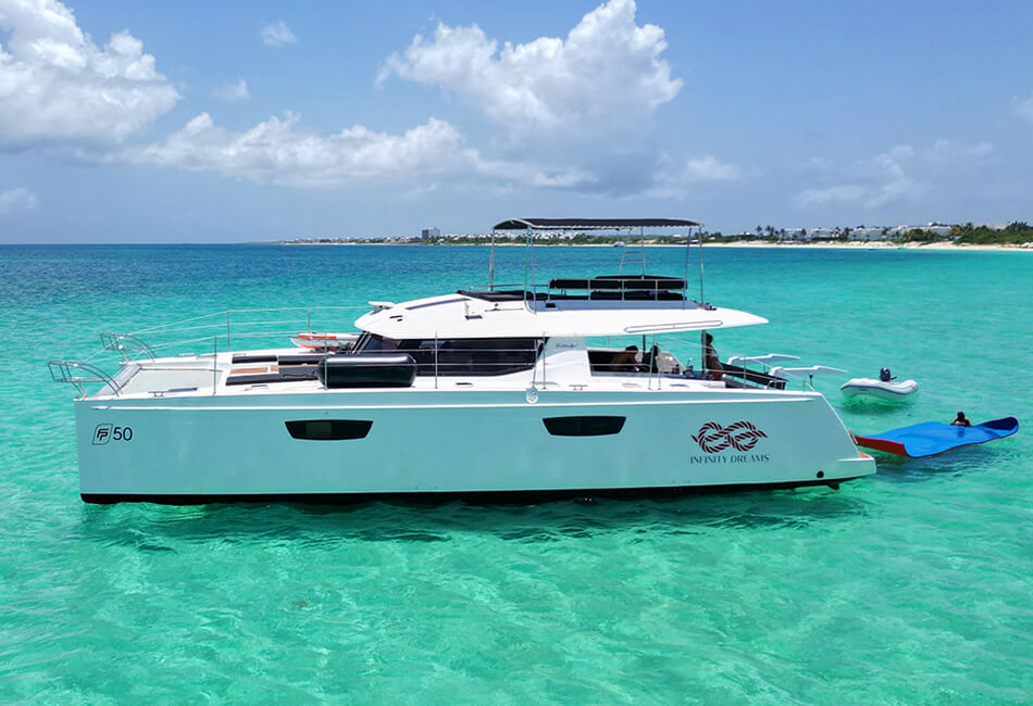 50-foot Fountaine Pajot 50 Power Catamaran