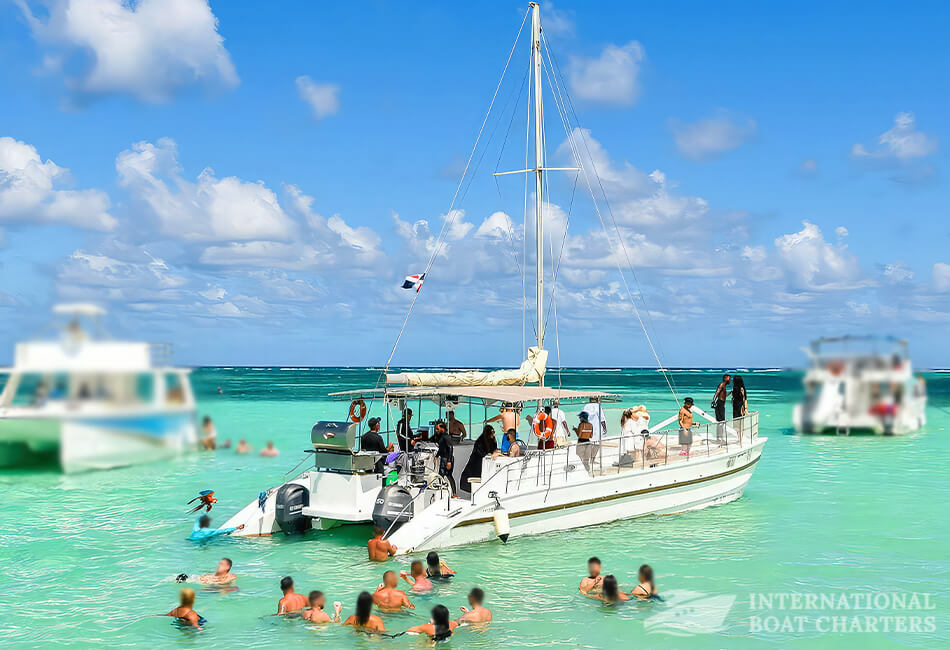 51-foot Open Sail and Motor Party Catamaran 