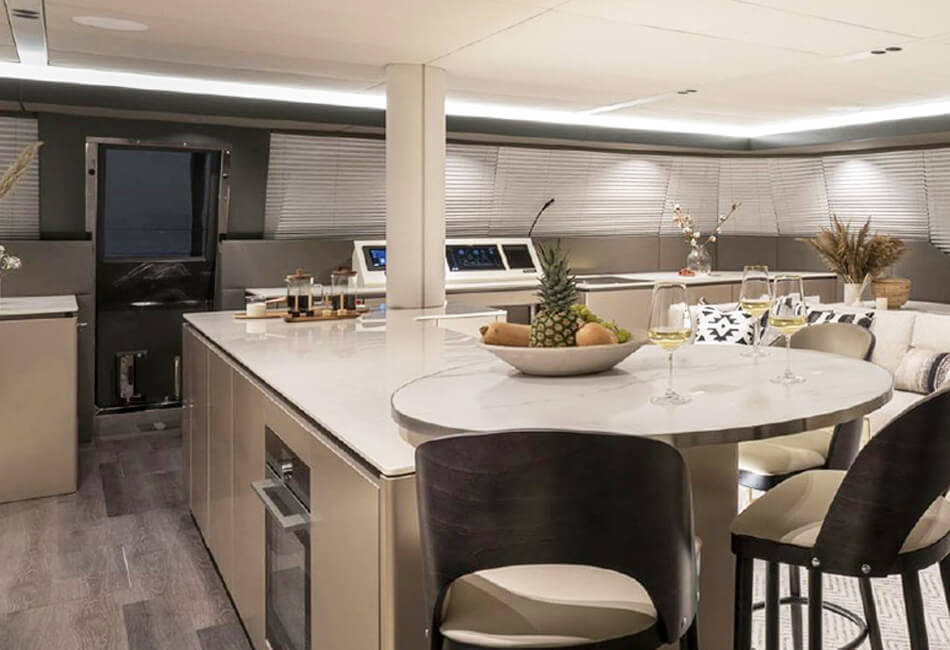 77-foot Sunreef 70 YOLO 77 Sailing Catamaran