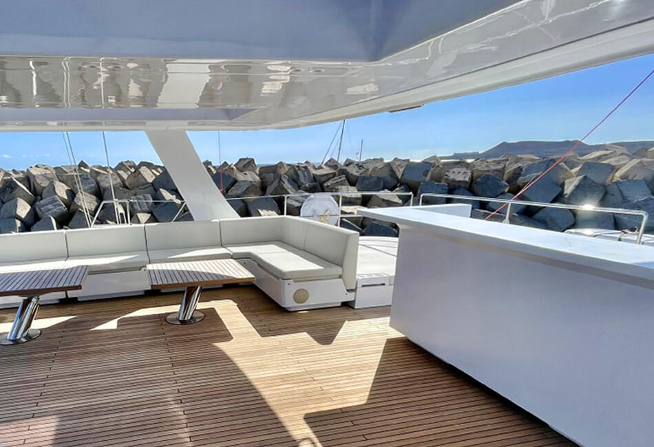 77-foot Sunreef 70 YOLO 77 Sailing Catamaran