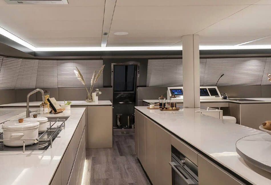 77-foot Sunreef 70 YOLO 77 Sailing Catamaran
