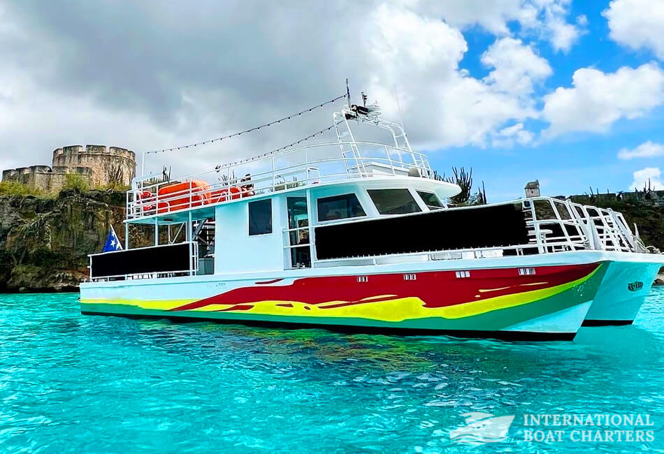 Double-Decker Power Catamaran 