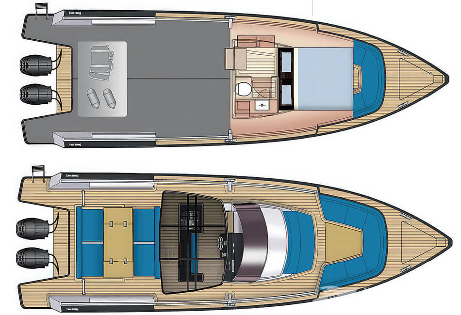 11.63m/38.2ft Fjord 38 Express Luxury Powerboat 
