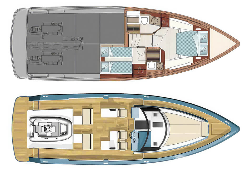 15.98m/52ft Fjord 48 Open Luxury Yacht 
